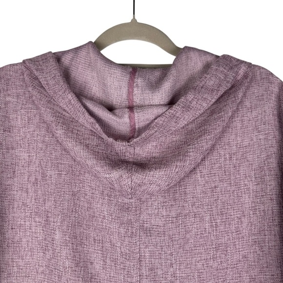 AVEC LES FILLES Lavender Cropped Lightweight Jacket Size XL Full zip Hoodie - Picture 8 of 12